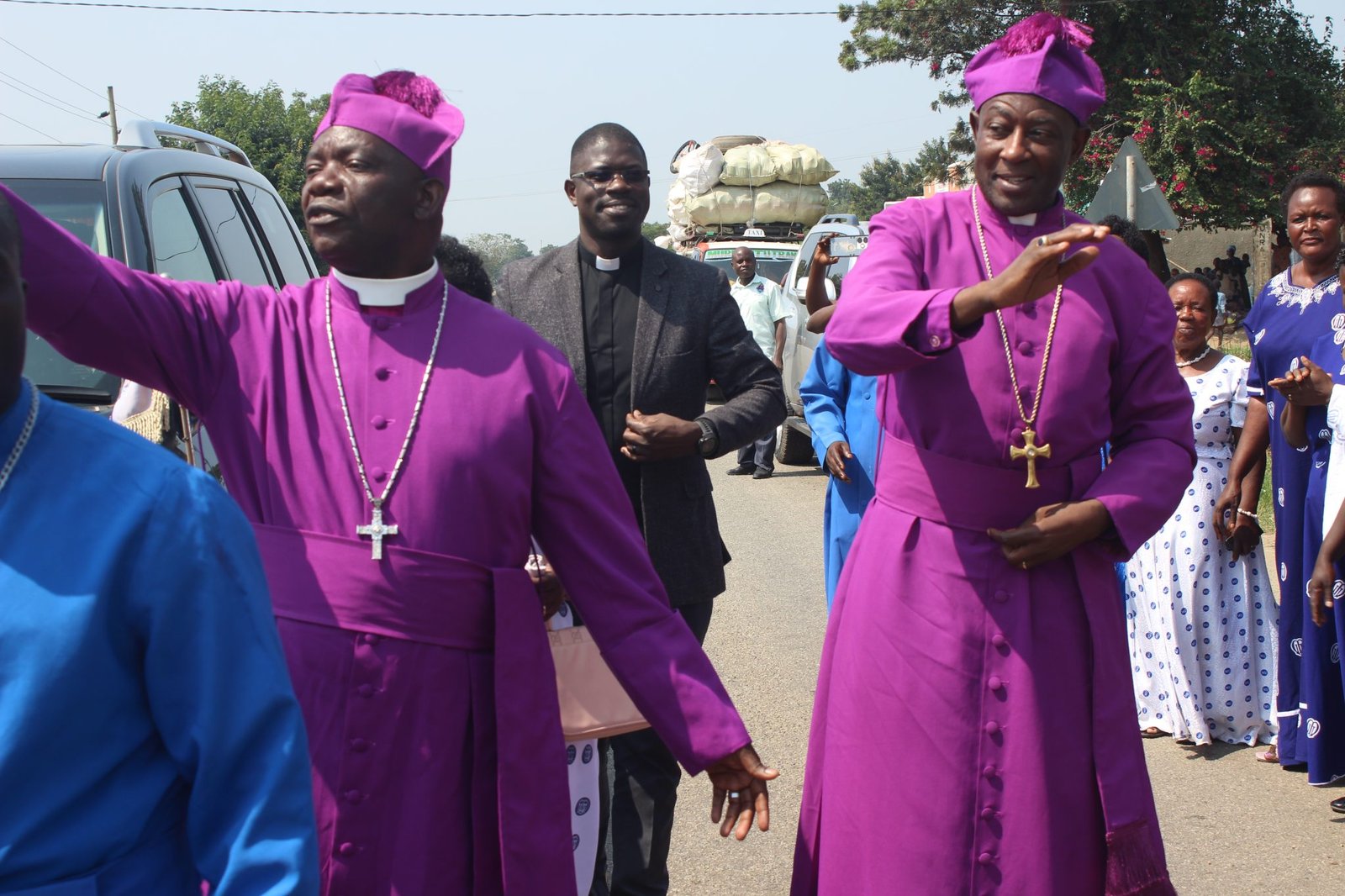 Archbishop Waving